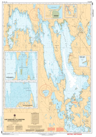 Buy map Lake Manitoba/Lac Manitoba (Northern Portion/Partie Nord) by Canadian Hydrographic Service