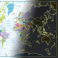 Buy map Glow in the Dark Childrens World Map