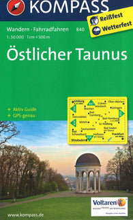 Buy map Östlicher Taunus Hiking Map & Guide