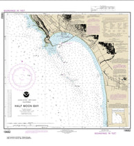 Buy map Half Moon Bay (18682-14) by NOAA