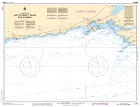Buy map Scotch Bonnet Island to/a Cobourg by Canadian Hydrographic Service