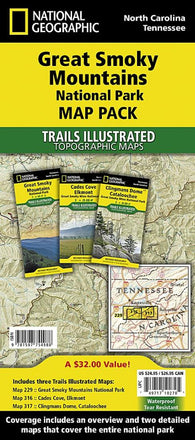 Buy map Great Smoky Mountains National Park : map pack
