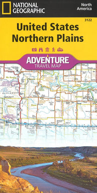 Buy map U.S. Northern Plains Adventure Map (3122)