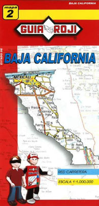 Buy map Baja California Norte, Mexico, State Map by Guia Roji
