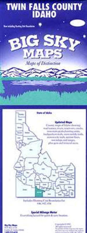 Buy map Twin Falls County, Idaho by Big Sky Maps