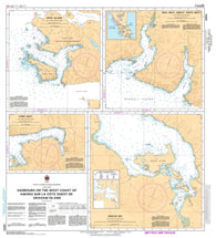 Buy map Harbours on the West Coast of Graham Island by Canadian Hydrographic Service