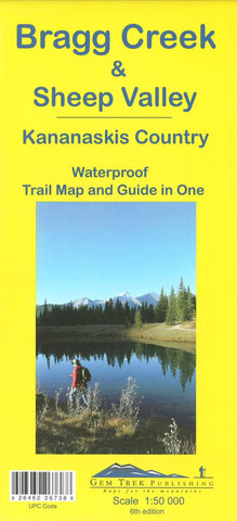 Buy map Bragg Creek,Sheep Valley and Kananaskis Country by Gem Trek