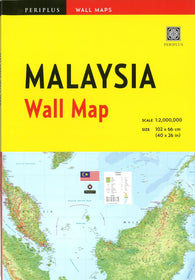 Buy map Malaysia Wall Map by Periplus Editions
