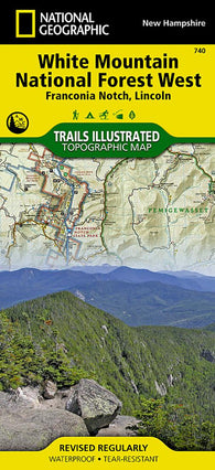 Buy map White Mountains National Forest west : Franconia Notch, Lincoln