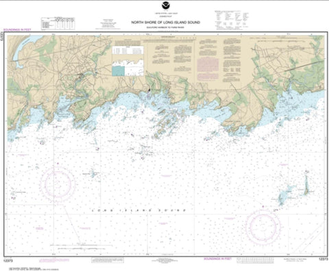 Buy map North Shore of Long Island Sound Guilford Harbor to Farm River (12373-15) by NOAA