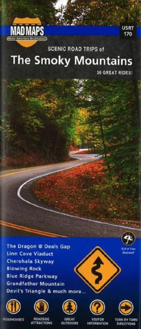 Buy map Smoky Mountains, Regional Scenic Tours by MAD Maps