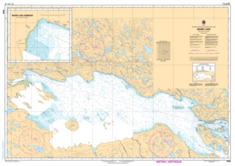 Buy map Baker Lake by Canadian Hydrographic Service
