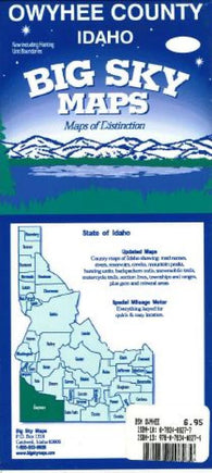 Buy map Owyhee County, Idaho by Big Sky Maps