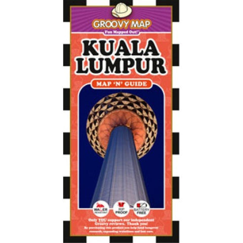 Buy map Kuala Lumpur, Malaysia, Map n Guide by Groovy Map Co.