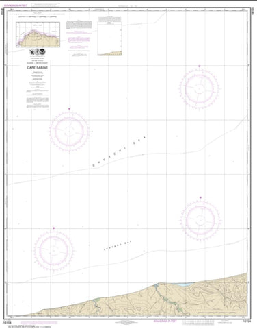 Buy map Cape Sabine (16104-6) by NOAA