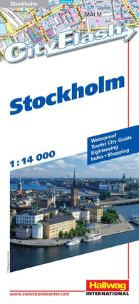 Buy map Stockholm, Sweden City Flash Map by Hallwag