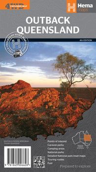 Buy map Queensland, Australia, Outback by Hema Maps
