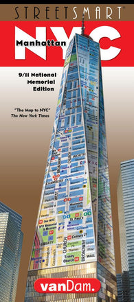 Buy map New York City, 9/11 Memorial StreetSmart