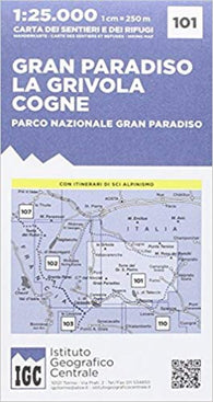 Buy map Gran Paradiso La Grivola Cogne