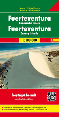 Buy map Fuerteventura, Spain by Freytag-Berndt und Artaria