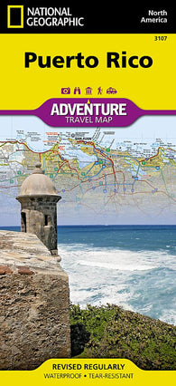 Buy map Puerto Rico Adventure Map 3107