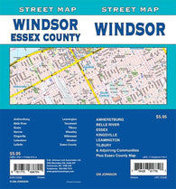 Buy map Windsor / Essex County, Ontario Street Map