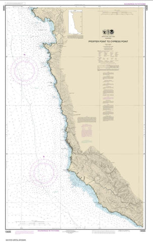 Buy map Pfeiffer Point to Cypress Point (18686-14) by NOAA