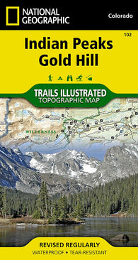 Buy map Indian Peaks and Gold Hill, Map 102