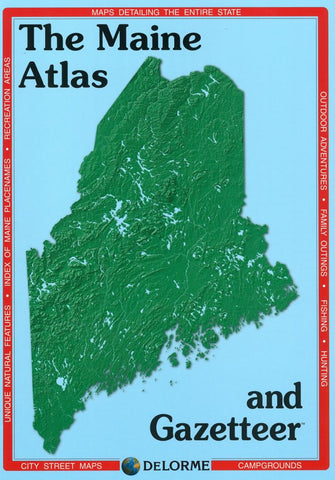 Buy map Maine Atlas and Gazetteer by DeLorme