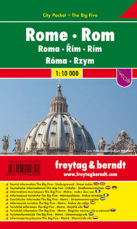 Buy map Rome, Tourist Pocket Map by Freytag-Berndt und Artaria