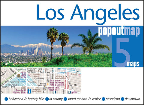 Buy map Los Angeles, California, PopOut Map by PopOut Products, Compass Maps Ltd.