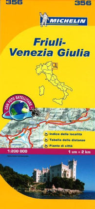 Buy map Friuli Venezia Giulia, Italy (356) by Michelin Maps and Guides