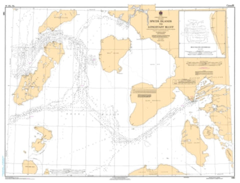 Buy map Spicer Islands to Longstaff Bluff by Canadian Hydrographic Service