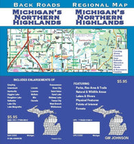 Buy map Michigan, Northern Highlands by GM Johnson