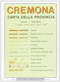 Buy map Cremona Province, Italy by Litografia Artistica Cartografica
