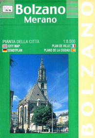 Buy map Bolzano-Merano, Italy by Litografia Artistica Cartografica