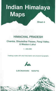 Buy map Indian Himalaya, Himchal Pradesh sheet 4 - Chamba, Dhauladhar Passes, Pangi Valley & Western Lahul