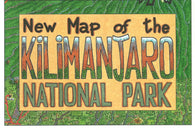 Buy map New Map of the Kilimanjaro National Park