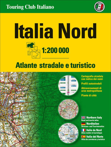 Buy map Italy, Northern Road Atlas by Touring Club Italiano