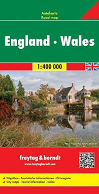 Buy map England and Wales by Freytag-Berndt und Artaria