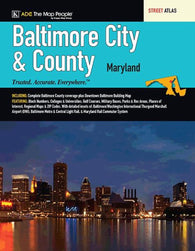 Buy map Baltimore, City & County, MD, Street Atlas by Kappa Map Group