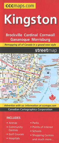 Buy map Kingston Cornwall Brockville Street Map