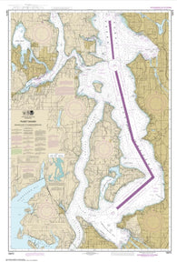 Buy map Puget Sound-Shilshole Bay to Commencement Bay (18474-10) by NOAA