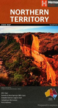 Buy map Northern Territory, Australia, State Map by Hema Maps