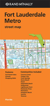 Buy map Fort Lauderdale, Florida Metro by Rand McNally
