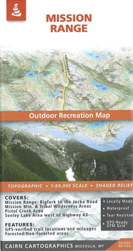 Buy map Mission Range Outdoor Recreation Map