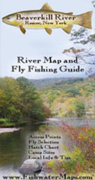 Buy map Beaverkill River Roscoe NY River Map and Fly Fishing Guide
