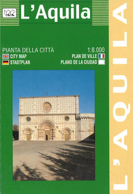 Buy map LAquila, Italy by Litografia Artistica Cartografica