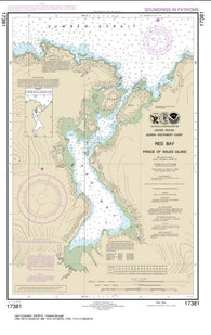Buy map Red Bay, Prince of Wales Island (17381-11) by NOAA
