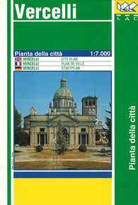 Buy map Vercelli, Italy by Litografia Artistica Cartografica